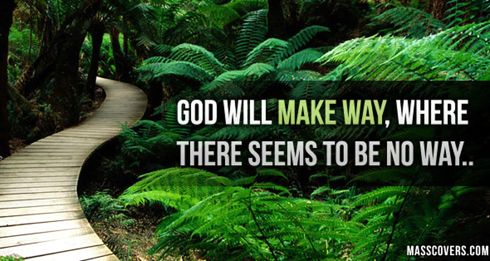 Jesus will make a way